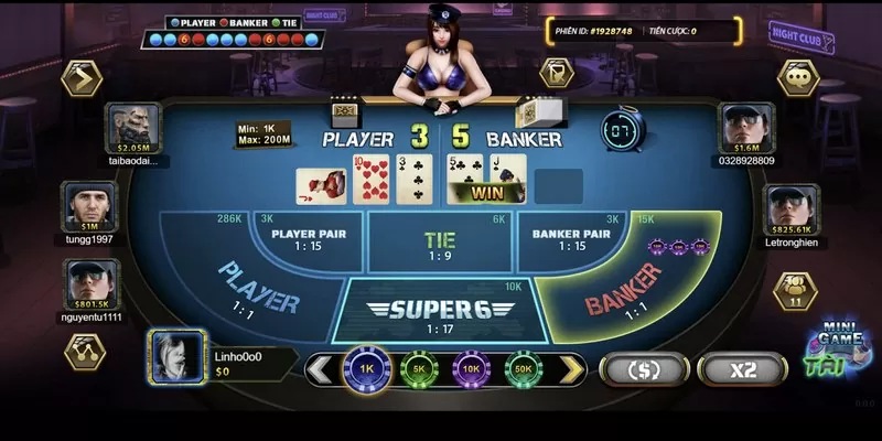 Baccarat - game bài trực tuyến đẳng cấp 2024