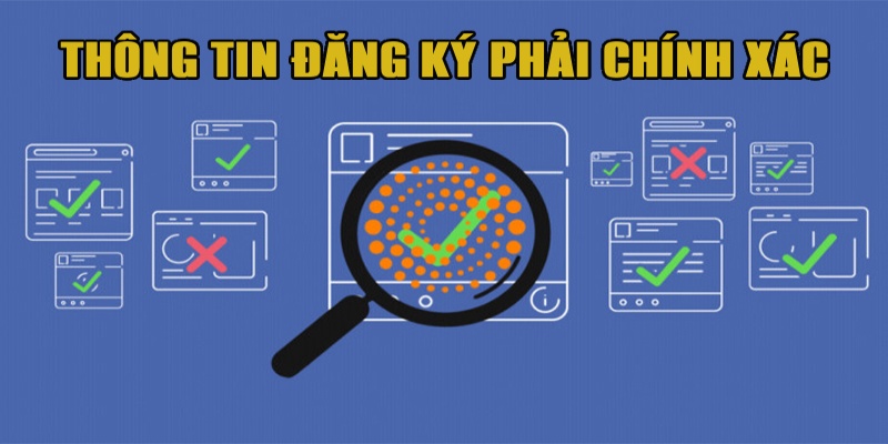 Điều khoản về tài khoản khi tham gia Betvisa mọi thông tin của bạn phải chính xác